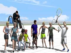  Tennispltze als Set mit Figuren im EEP-Shop kaufen