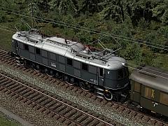Baureihe E18 - elektrische Schnellzuglokomotive E18-08 - Ausfhrung der Deutschen Reichsbahn-Gesellschaft (DRG) | mit kleiner Frontschrze | steuerbare Fhrerstnde
