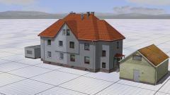  Modell Set : Doppelhaus mit zwei Ga im EEP-Shop kaufen